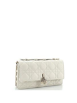 Christian Dior Miss Dior Charms Top Handle Flap Bag Cannage Quilt Lambskin Mini (view 2)