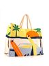 Hermès 100% Canvas Plain Yellow Apres la Vague Beach Bag Printed Toile One Size - photo 3