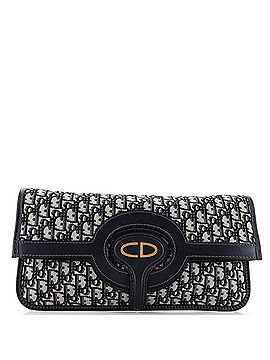 Christian Dior Fold Over Clutch Oblique Canvas (view 1)