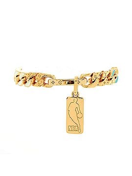Louis Vuitton x NBA Logo Plate Chain Links Bracelet Metal with Enamel (view 1)