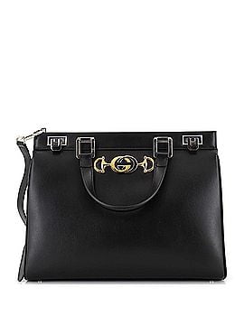 Gucci Zumi Top Handle Bag Leather Medium (view 1)