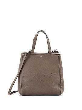 Céline Folded Cabas Leather Small (view 1)