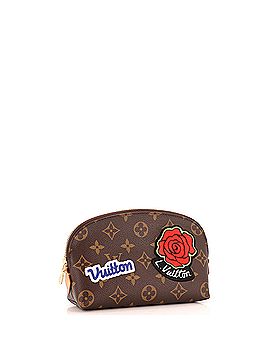 Louis Vuitton Cosmetic Pouch Limited Edition Patches Monogram Canvas (view 2)