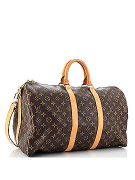 Louis Vuitton Keepall Bandouliere Bag Monogram Canvas 45 (view 2)