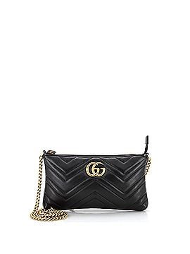 Gucci GG Marmont Chain Shoulder Bag Matelasse Leather Mini (view 1)