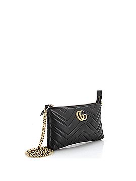 Gucci GG Marmont Chain Shoulder Bag Matelasse Leather Mini (view 2)
