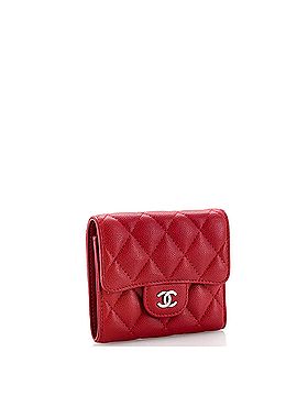 Chanel Trifold Flap Wallet Quilted Caviar Small (view 2)