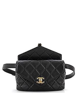 Chanel Chain Envelope Belt Bag Quilted Calfskin (view 1)