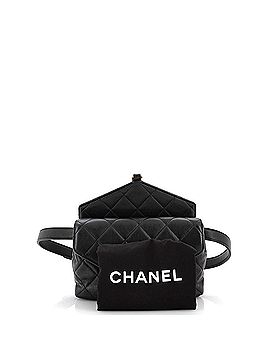 Chanel Chain Envelope Belt Bag Quilted Calfskin (view 2)