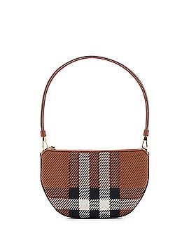 Burberry Olympia Pouch Shoulder Bag Knitted Check (view 1)