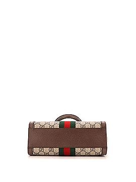Gucci Ophidia Top Handle Tote GG Coated Canvas Small (view 2)