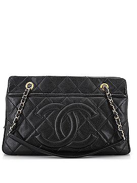 Chanel Timeless CC Soft Tote Quilted Caviar Medium (view 1)