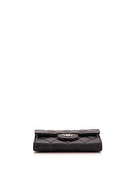 Chanel Classic Flap Card Case Quilted Caviar (view 2)
