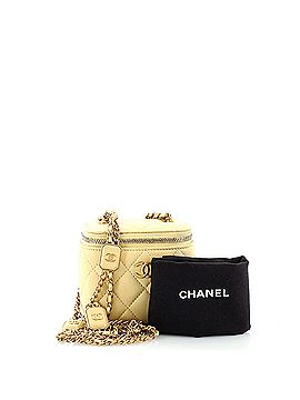 Chanel Sugar Cube Vanity Case with Chain Quilted Lambskin Mini (view 2)