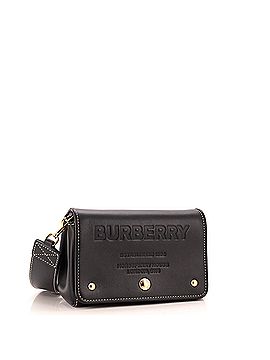 Burberry Hackberry Shoulder Bag Embossed Leather Small (view 2)