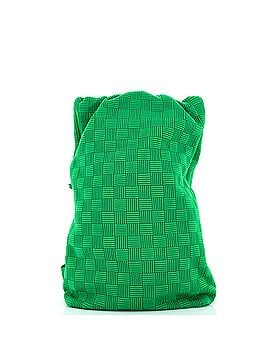 Bottega Veneta Fold Top Padded Backpack Intrecciato Effect Knit Medium (view 1)