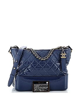 Chanel Gabrielle Hobo Quilted Goatskin and Patent Medium (view 2)
