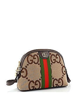 Gucci Ophidia Dome Shoulder Bag Jumbo GG Canvas Small (view 2)