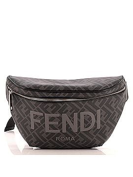 Fendi Zip Belt Bag Zucca Coated Canvas and Leather (view 1)