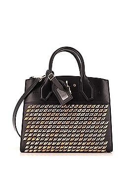 Louis Vuitton City Steamer Handbag Studded Leather PM (view 1)