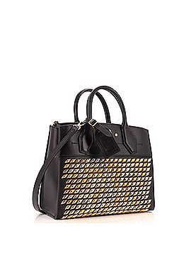 Louis Vuitton City Steamer Handbag Studded Leather PM (view 2)
