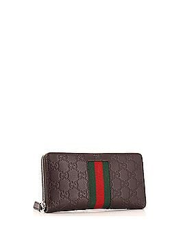 Gucci Web Zip Around Wallet Guccissima Leather (view 2)