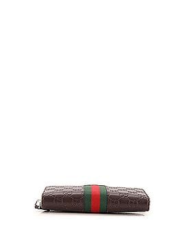 Gucci Web Zip Around Wallet Guccissima Leather (view 2)