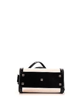 Saint Laurent Uptown Tote Canvas with Leather Small (view 2)