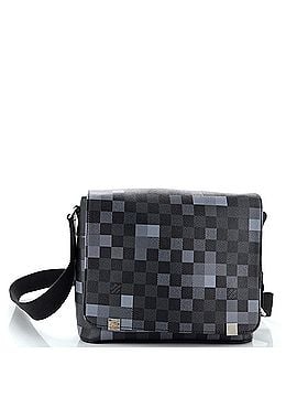Louis Vuitton District NM Messenger Bag Limited Edition Damier Graphite Pixel PM (view 1)