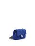 Chanel 100% Textile Blue Classic Single Flap Bag Quilted Tweed Mini One Size - photo 3