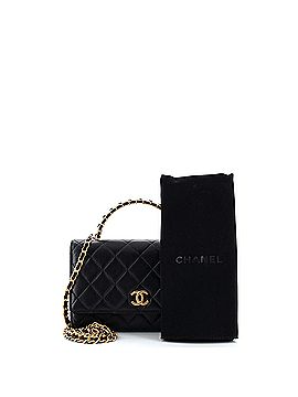 Chanel Pick Me Up Logo Handle Wallet on Chain Quilted Lambskin (view 2)