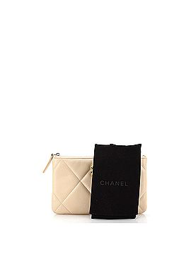 Chanel 19 O Case Pouch Quilted Lambskin Small (view 2)