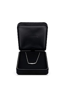 Tiffany & Co. East-West Pendant Necklace Platinum with Diamonds 0.37CT (view 2)