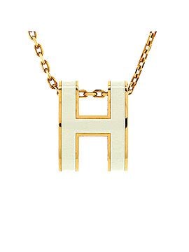 Hermès Pop H Pendant Chain Necklace Metal and Enamel (view 1)