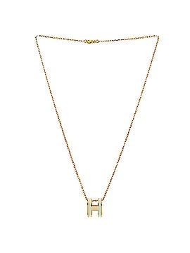 Hermès Pop H Pendant Chain Necklace Metal and Enamel (view 2)