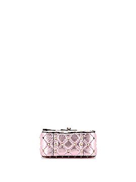 Valentino Garavani Rockstud Spike Flap Bag Quilted Leather Micro (view 2)