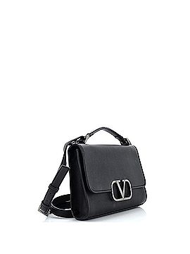 Valentino Garavani VLogo Type Shoulder Bag Leather Small (view 2)