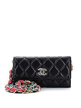 Chanel RIbbon Long Clutch with Chain Flap Bag Quilted Lambskin (view 1)