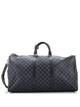 Louis Vuitton Keepall Bandouliere Bag Damier Cobalt 55 (view 1)