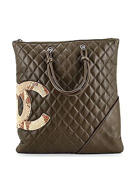 Chanel Cambon Flat Tote Quilted Leather (view 1)