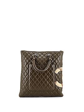Chanel Cambon Flat Tote Quilted Leather (view 2)
