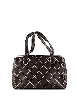 Chanel Surpique Compartment Tote Quilted Leather Medium (view 1)