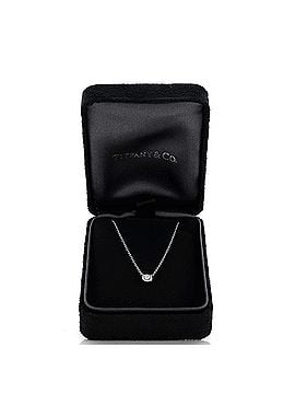Tiffany & Co. Soleste Round Pendant Necklace Platinum with Diamonds 0.16CT (view 2)