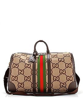 Gucci Ophidia Carry On Duffle Bag GG Coated Canvas Large (view 1)