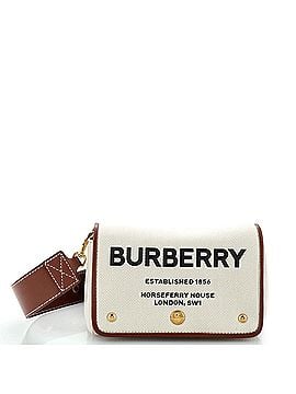 Burberry Hackberry Shoulder Bag Canvas with Leather Small (view 1)