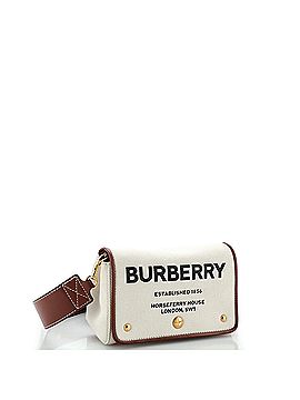 Burberry Hackberry Shoulder Bag Canvas with Leather Small (view 2)