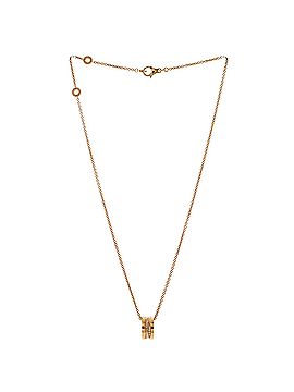 Bvlgari B.Zero1 Design Legend Zaha Hadid Pendant Necklace 18K Rose Gold with Diamonds (view 2)