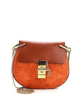 Chloé Drew Crossbody Bag Leather and Suede Mini (view 1)