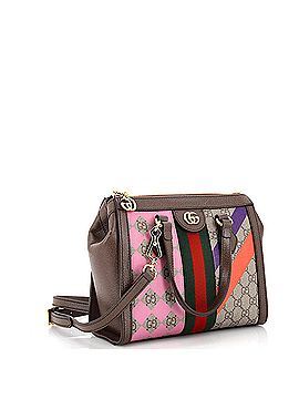 Gucci Ophidia Top Handle Tote Geometric GG Coated Canvas Small (view 2)