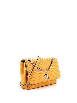 Chanel CC Flap Bag Diagonal Quilted Goatskin Large (view 2)